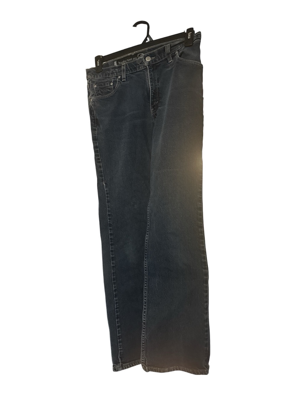 Junior new Levi's Women's Boot Cut Jeans - Black Wash hipster size 13 cotton po